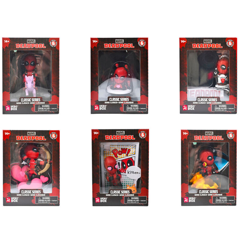 Figura Hero Box Deadpool Marvel surtido