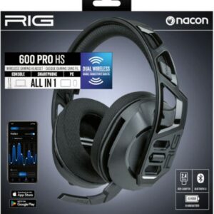 NACON RIG GAMING DUAL WIRELESS HEADSET ALL IN 1 600 HS BLACK (NEGRO) (PC/SMARTPHONE)