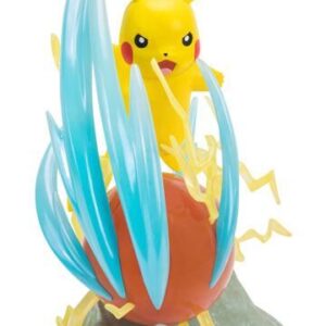 Pokémon 25 aniversario Estatua con Iluminación Deluxe Pikachu 33 cm