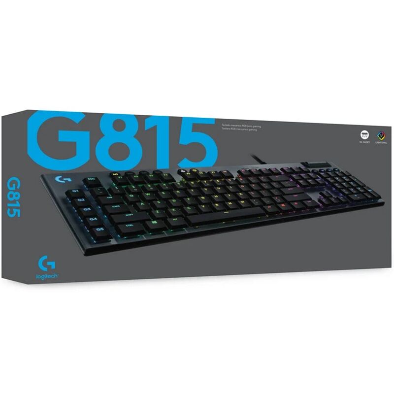 LOGITECH G815 GAMING MECANICO RGB GL TACTIL NEGRO