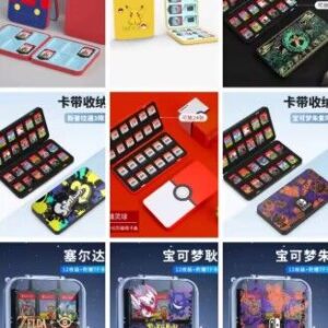Caja de almacenamiento de tarjetas de juego Switch