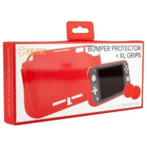 BUMPER PROTECTOR + 2 XL GRIPS ROJO (LITE)