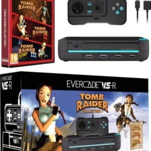 EVERCADE VS-R + TOMB RAIDER COLLECTION 1 (TOMB RAIDER/TOMB RAIDER II/TOMB RAIDER III)