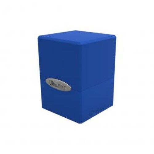 DECKBOX SATIN CUBE BLUE