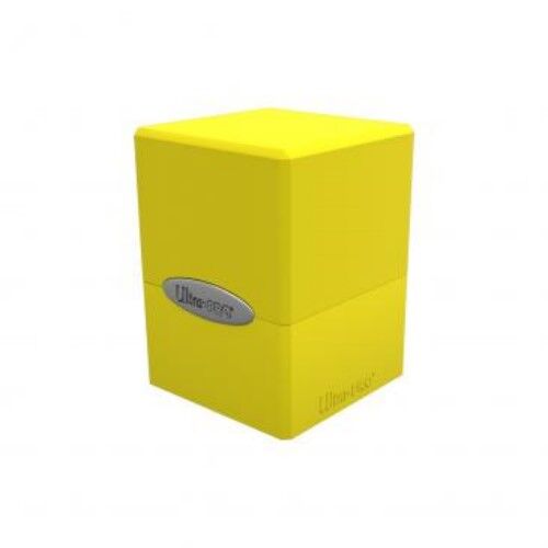 DECKBOX SATIN CUBE YELLOW