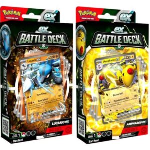 EX BATTLE DECK (AMPHAROS EX/ LUCARIO EX) (ENG)