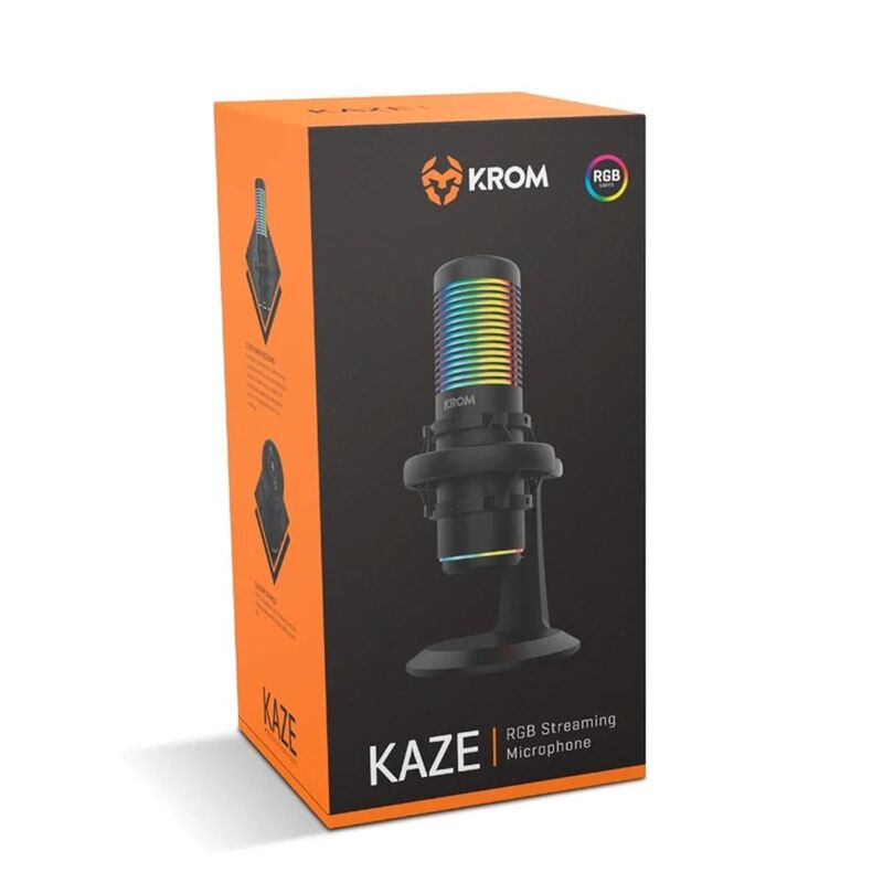 MICROFONO GAMING KROM KAZE STREAMING RGB