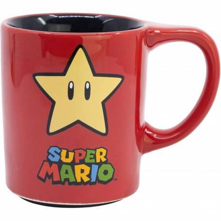 Taza ceramica antiv.300ml super mario