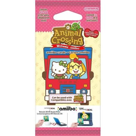 PACK 3 TARJET. AMIIBO ANIMAL /HELLO/WI