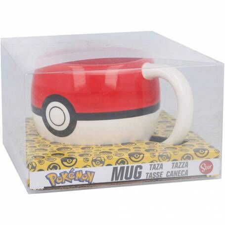 Pokemon - Taza 3D - Pokeball En Caja