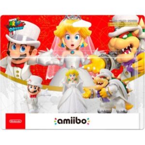 AMiiBO SUPER MARIO ODYSSEY: MARIO, PEACH, BOWSER (PACK 3 FIGURAS)