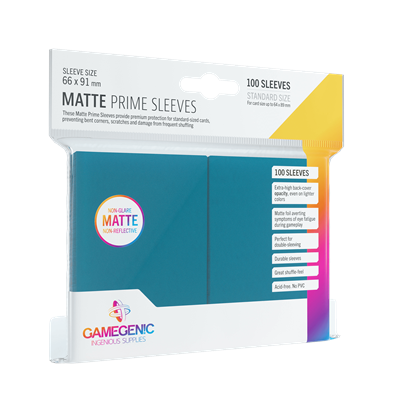 Pack Matte Prime Sleeves Blue (100)