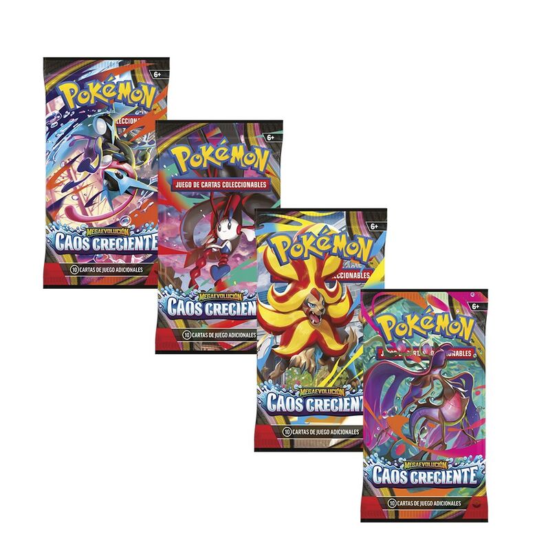 SOBRES EXPANSION MEGAEVOLUCION CAOS CRECIENTE