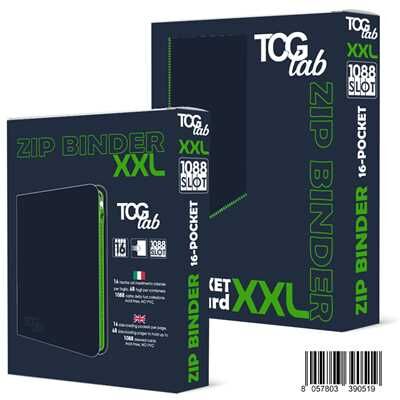 Binder - 16 Pocket XXL - 1088 slot - Blue/Blue - Zip Green