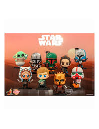 Figura coleccionables de Star Wars en cajas sorpresa. 12x8x8 cm - Modelos surtidos