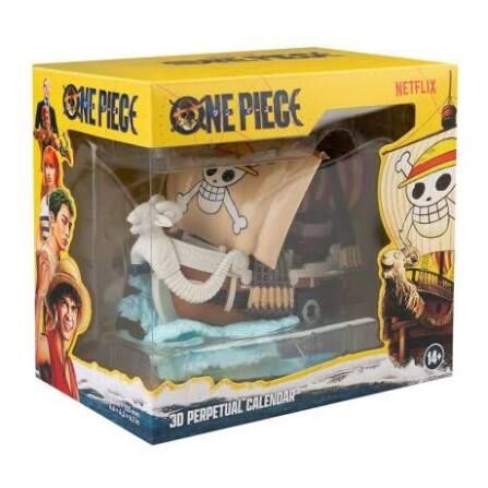 CALENDARIO PERPETUO 3D ONE PIECE NETFLIX GOING MERRY