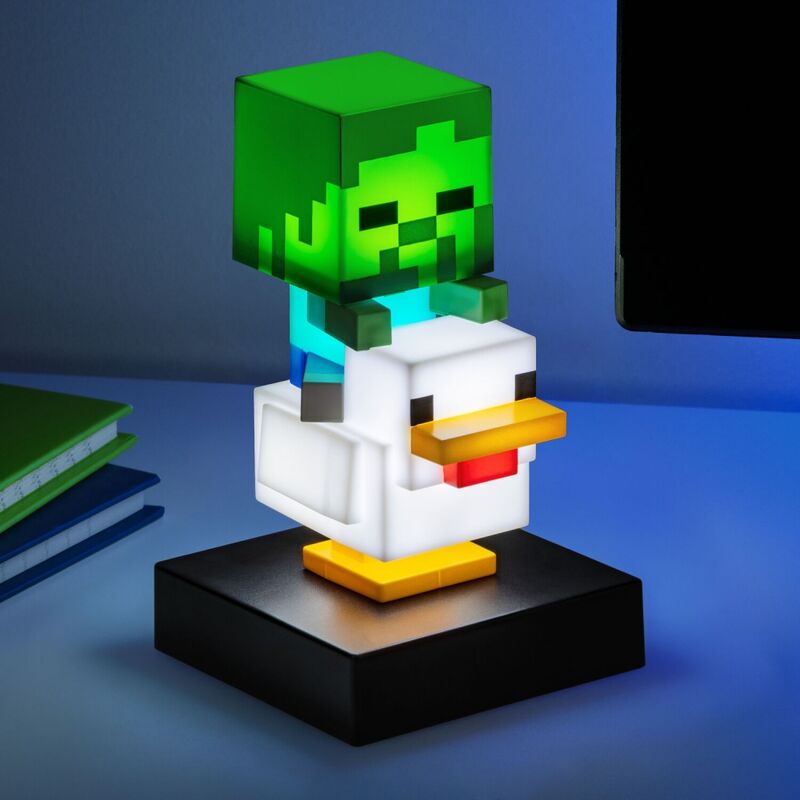 LAMPARA MINECRAFT ICON CHICKEN JOCKEY