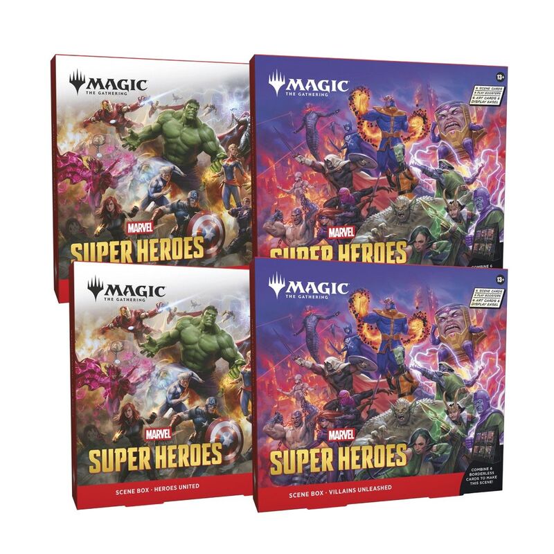MARVEL SUPER HEROES - SCENE BOX INGLES