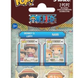 Blister 2 Figuras Bitty Pop One Piece Luffy  Nami