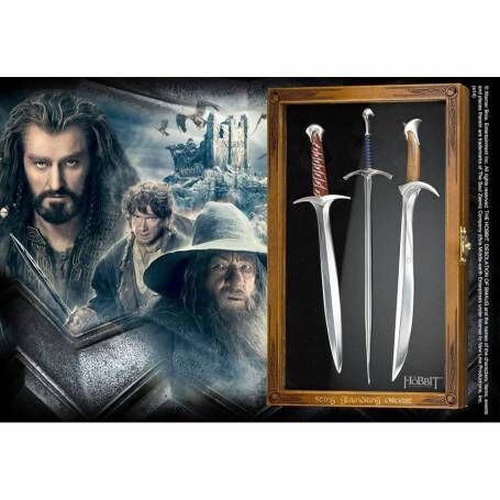 Juego de 3 abrecartas El hobbit