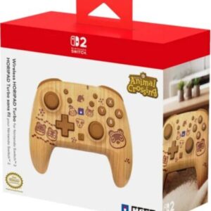 HORI WIRELESS HORIPAD ANIMAL CROSSING WOOD BROWN (MARRON MADERA) (SWITCH)