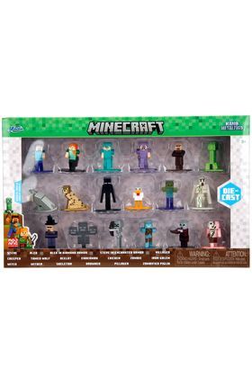 MINECRAFT SET 18 FIGURAS 4 CM MINECRAFT NANO