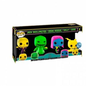 Funko Pop! Vinyl PESADILLA ANTES DE NAVIDAD 4PK BLKT - Disney