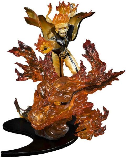 TAMASHII NATIONS NARUTO SHIPPUDEN: NARUTO UZUMAKI KURAMA KIZUNARELATION (21 CM)